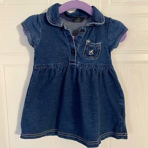 Organic Cotton Denim-Looking Stretchy Dress